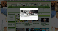 Desktop Screenshot of pesoccerworld.com